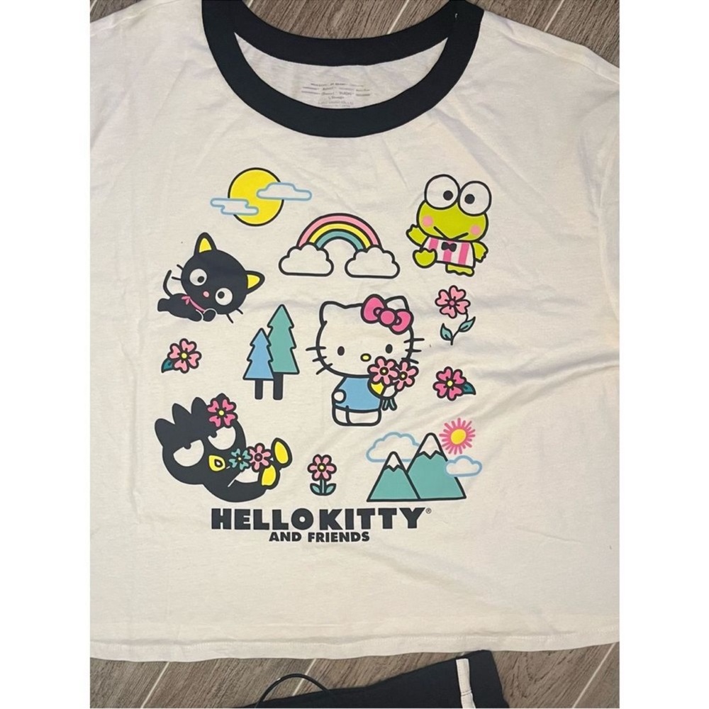 Hello Kitty 2pc Plus Sized Shorts Set Top & Bottom New With Tags - Picture 4 of 9
